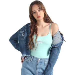 Calvin Klein Jeans Tops en tricot S/S pour femme, Teinte bleue, L