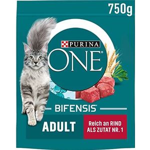 PURINA ONE Bifensis Droogvoer voor volwassen katten, 6 x 750 g, 6 stuks