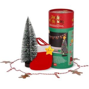 Legami Kerstdecoratieset voor kantoor, meerkleurig, middelgroot