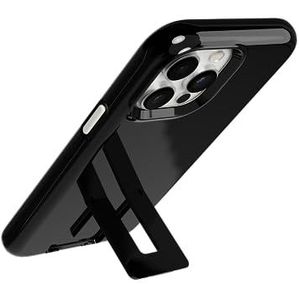 Tech21 EvoCrystal beschermhoes voor iPhone 14 Pro Max, MagSafe, schokbestendig, standaard, obsidiaan zwart