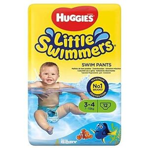 Huggies Little Swimmers maat 3-4, 7-15 kg, 12 per verpakking