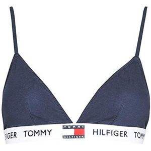 Tommy Hilfiger Gevoerde driehoekige beha voor dames, marineblauw blazer