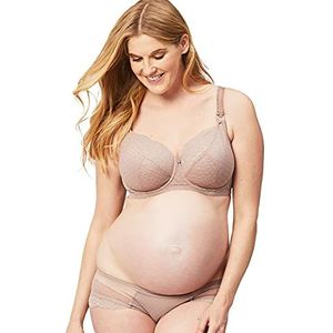 Cake Maternity Timtams Flexibele Wire Balconette Nursing BH voor dames, Taupe