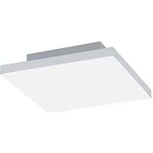LeuchtenDirekt LED-paneel zonder frame 29,5 x 29,5 cm, CCT warm wit - koud wit, dimbare afstandsbediening, canvas, zwart