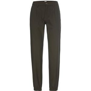 camel active Pantalon de travail pour femme, coupe ample, vert foncé, 29W / 32L