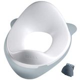 BÉABA, Toiletverhoger voor kinderen, toiletbril met bevestigingshaken, ergonomisch design, onderhoudsarm, Light Mist