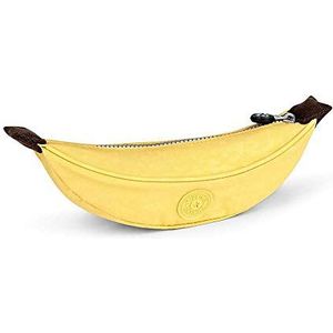 Kipling Banana Etui, bananenvorm, 22 cm, 1 l, bananengeel, Eén maat, Banana Yellow, Taille unique, Banana
