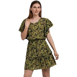 LOOK made with love Robe de cocktail pour femme, Monstera Green, S