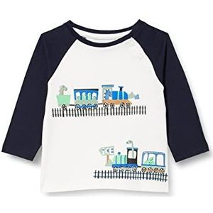 s.Oliver T-shirt met lange mouwen, lange mouwen, voor baby's, jongens, Wit.
