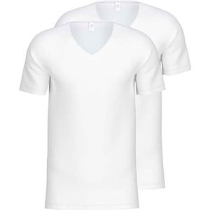 CALIDA Natural Benefit T-Shirt, Blanc (Weiss 001), Small Homme