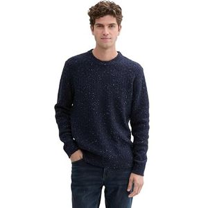 TOM TAILOR 1044537 herentrui, 36978 - marineblauw meerkleurig