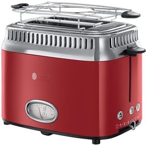 Russell Hobbs 21680-56 Retro Ribbon Red Broodrooster - Rood