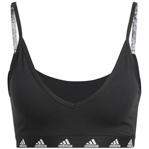 adidas HA0067 dames sportbeha EVYDY Cotton B zwart 2XSC, zwart.