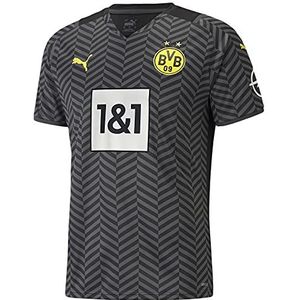 Borussia Dortmund herenshirt, seizoen 2021/22, Aspfalt-Puma Zwart
