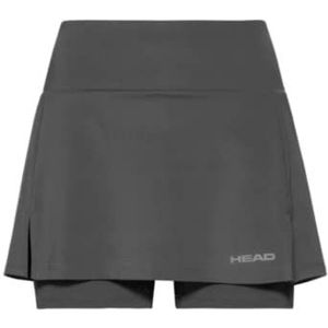 HEAD Club Skort XS dames, Antraciet