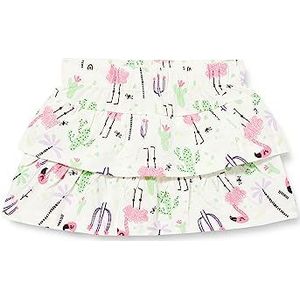 NAME IT Nmfvigga Skirt J1 zomerrok voor baby's, meisjes, Witte Alyssum/Aop: cactus