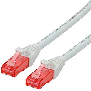 ROLINE LAN Cat 6 Component Level | Netwerkkabel UTP, Ethernet-kabel met RJ45-stekker | wit 5m
