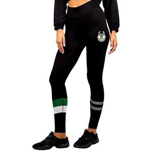 Unk NBA Milwaukee Bucks leggings voor dames, fitness, yoga, zwart.