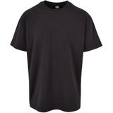 Urban Classics Zware oversized kleding verven T-shirt heren T-shirt, zwart.