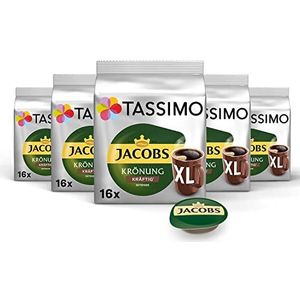 Tassimo Jacobs kroon dranken, 720 g, 5 stuks (5 x 16 stuks)