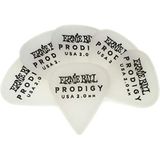 Ernie Ball Prodigy pointus plectrums 2,0 mm, wit, 6 stuks