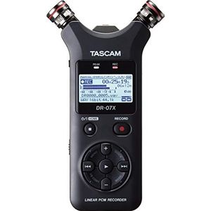 Tascam DR-07X dictaphone Flatkaart Zwart