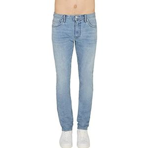 Armani Exchange Comfort Skinny Light Blue Wash Jeans voor heren, Lichtblauw