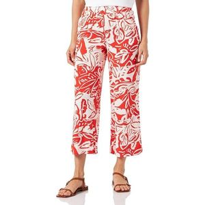s.Oliver Lange broek, wijde pijpen, oranje, 46, oranje, 48, Oranje
