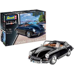 1:16 Revell 07043 Porsche 356 Cabriolet Plastic Kit