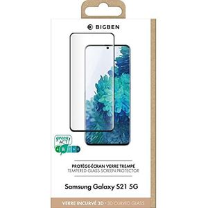 Bigben Connected 2.5D pantserglas voor Samsung Galaxy S21 Black