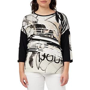 Betty Barclay 2668/1003 T-shirt, zwart/camel, 46 dames, zwart/camel, 44, Zwart/Kameel
