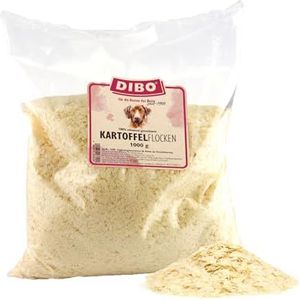 DIBO Aardappelvlokken, zak van 1 kg, gezond en natuurlijk voedingssupplement voor honden, hondenvoer, barf, B.A.R.F.