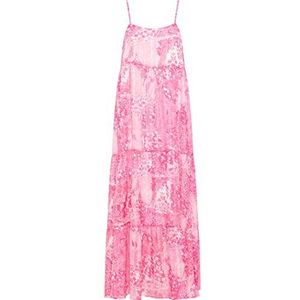 MAHISHA Robe maxi pour femme 19326466-MA01, rose et blanc, taille XS, Robe maxi, XS