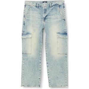 7 For All Mankind Jean cargo Logan Frost pour femme, bleu clair, 27