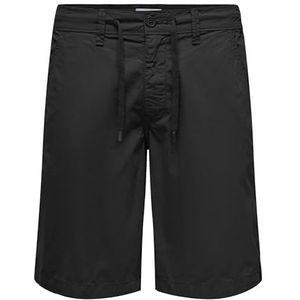 ONLY & SONS Short pour homme, Noir, XL