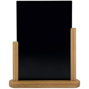 Securit Elegant krijtbord, gelakt, mahonie, 15 x 21 cm