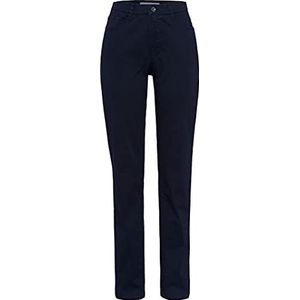 Pantalon style Carola 5 poches en coton stretch de qualité supérieure, bleu, 26W / 30L