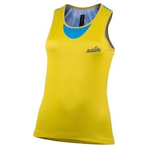 NALINI Tank Top Lady Débardeur Femme, Jaune/bleu, L