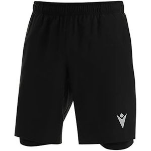 Macron Padel Cb Matias Double Man Blk Shorts voor heren