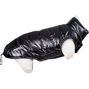 Doogy!® Fun Fashion Hondenjas, zwart, maat (ruglengte) 38 cm