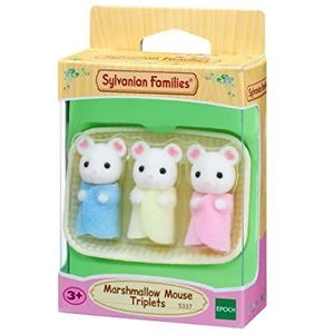 Sylvanian Families - Het dorp - De Triple-Mouse Marshmallow - 5337 - Tweelingen en baby's - Mini Poppen