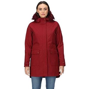 Regatta Veste parka Sabinka avec bordure en fourrure pour femme, rose, 48