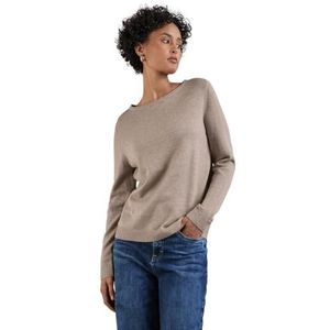 STREET ONE Pull en tricot, Chaud taupe chiné., 44