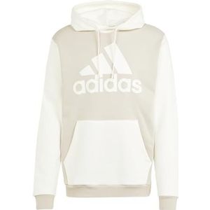 adidas Essentials heren grote fleece hoodie met logo, maat L, 5,1 cm