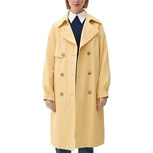 s.Oliver BLACK LABEL trenchcoat dames, geel, 38, Geel.