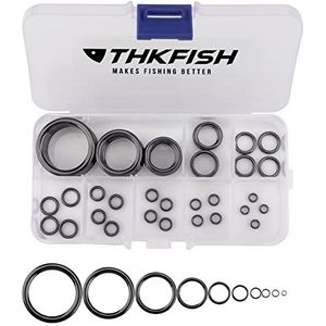 THKFISH 40 stuks vishengel reparatieset met keramische geleiderring voor hengel