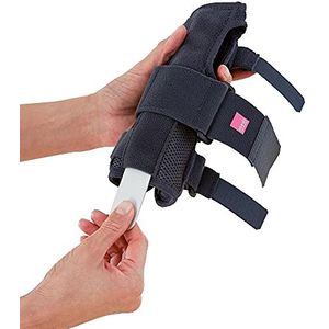 medi Manumed - Linker polsbandage - zwart - maat II - compressiebandage voor het stabiliseren van de pols