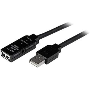 StarTech.com USB-repeaterkabel 25 m - verlenging / verlenging USB actief - stekker naar bus (USB2AAEXT25M)