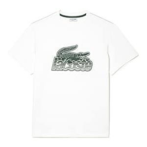 Lacoste Th5070 T-shirt & Turtle Neck T-shirt heren, Wit.