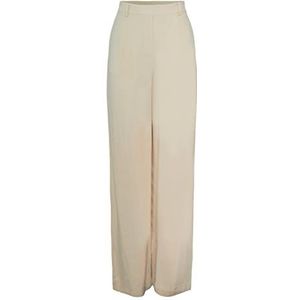 PIECES Pcvinsty Hw Linen Wide Pants Damesbroek, Berk